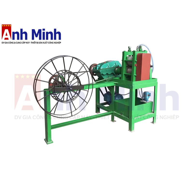 Máy cán dẹt dây thép inox nhôm lò xo YB-4